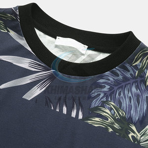 Conception de logo personnalisé, t-shirts pour hommes, service OEM, manches courtes, polyester/coton, écologiques, respirants, vente en ligne - Product Image 4