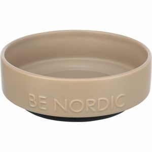 Gamelle en céramique Be Nordic 1,2 L taupe pour animaux de compagnie - Product Image 1