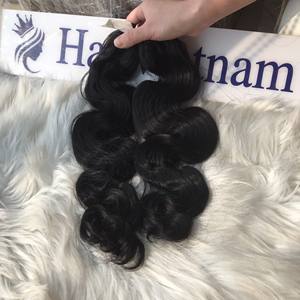 เครื่องทำผมเรมี่ลอนคลื่นบริสุทธิ์ผมคู่100กรัมมัดผมจากโรงงานเวียดนาม - Product Image 3