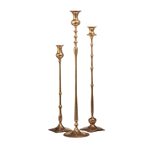Candelabro Antiguo de Moda para Decoración Interior y Exterior del Hogar, Pilar de Metal y Aluminio para Bodas y Fiestas - Product Image 6