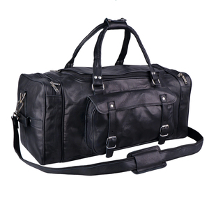 Sac de voyage en cuir de haute qualité, imperméable, faible MOQ, personnalisez vos sacs de voyage en cuir, différents styles, tendance - Product Image 3