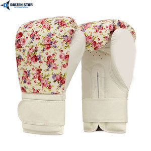 Custom Logo High-quality PU Leather Boxing Gloves Adjustable Wrist <b>Strap</b> Moisture Wicking for MMA Kickboxing Training Sparring - Product Image 2