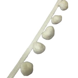 Cinta de Lazo Plana de Nailon con Adorno de Pompones para Zapatos, Tamaño 25 mm, Color Personalizado - Product Image 1