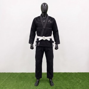 Produits haut de gamme, Kimono BJJ pour homme, coupe classique, coton noir, tissu respirant, vêtements d'arts martiaux, Gi pour adulte - Product Image 1