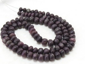 ลูกปัดสีม่วงซูกิไลต์ ผิวเรียบด้าน ขัดเงา รูปทรงกลม ขนาด 16 นิ้ว ขายส่ง วัสดุใหม่มาถึง หินธรรมชาติ - Product Image 4