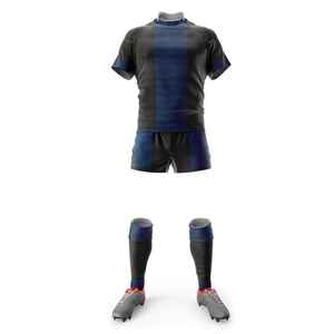 Conjunto de Uniforme de Rugby Estampado Unisex, Transpirable, Ecológico, de Alta Calidad y Precio Económico, Personalizado por Sublimación, Camiseta y Pantalones Cortos para Equipos - Product Image 5