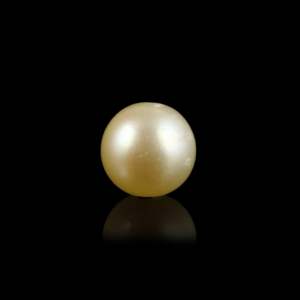 Natural AAAA Golden Seawater Pearl 4.5 Carat Loose Gemstone for Fine Jewelry - Product Image 1
