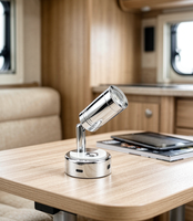 Lampe de lecture LED 12V à intensité variable pour RV, camping-car, caravane, bateau, avec port USB Type C, personnalisable OEM ODM