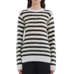 Pull-over décontracté surdimensionné VIBE SEWN en polaire écologique de qualité supérieure pour femme, en polyester/coton, anti-boulochage et respirant - Product Image 1