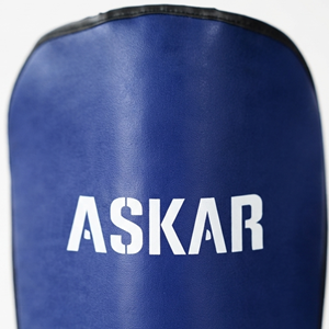 อุปกรณ์ป้องกันหน้าแข้งสำหรับชกมวย Askar สีน้ำเงิน ทำจาก PU สำหรับทุกเพศ ทนทานต่อการสึกหรอ เหมาะสำหรับการฝึกซ้อม - Product Image 4