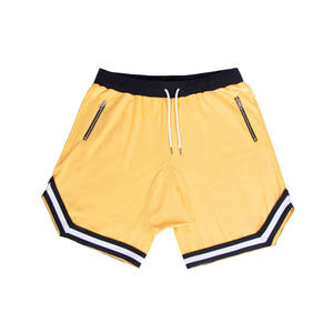 Shorts de bain en mesh pour hommes, shorts de basketball personnalisés avec un design unique du drapeau haïtien, 100% polyester, impression numérique, grandes tailles - Product Image 1