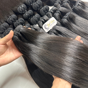 Extensiones de Cabello Humano Vietnamita Virgen sin Procesar con Cutícula Completa, Paquetes de Cabello Liso de Sun Hair Company - Product Image 1