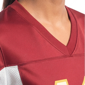 Custom Logo Women’s Football Shirt Premium Breathable Women's Soccer Jersey Women Short Sleeve V-Neck Football Jerseys - Product Image 4