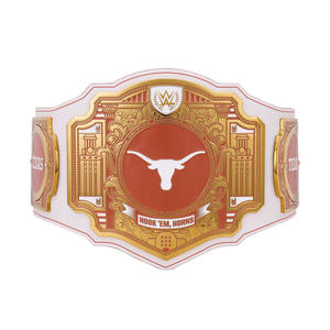 Cinturón de Campeonato Personalizado Estilo Texas Longhorns con Placas de Metal Pesado Doradas FITLER SPORTS Hebilla de Placa Título de Lucha Libre - Product Image 6