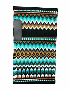 Selle Western 100% laine de Nouvelle-Zélande, tapis de concours contour avec rembourrage en feutre de laine mérinos, équipement équestre, tapis de concours Mayatex. - Product Image 6