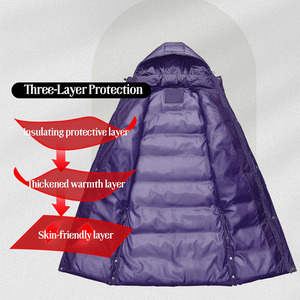 Veste matelassée pour femme en tissu uni populaire, prix de gros abordable, service OEM, veste matelassée respirante pour femme - Product Image 2