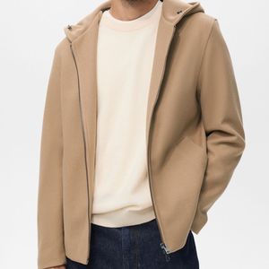 Sweat-shirts unisexes d'hiver personnalisés avec tissu en molleton 100% polyester/coton, fermeture éclair, poche, design imperméable, service OEM/ODM - Product Image 4