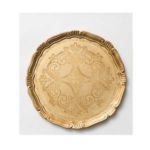 Platos Base Redondos de Latón Superior para Mesa de Comedor, Platos Base Premium para Presentación de Mesa en Bodas, Banquetes y Eventos - Product Image 4