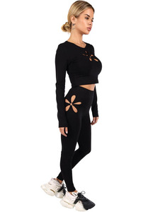 Nuevo Conjunto Deportivo para Mujer, Top Deportivo Cruzado, Leggings de Yoga, Conjuntos de Gimnasio, Color Sólido, Logotipo Personalizado - Product Image 5