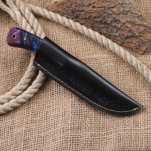 Cuchillo Nórdico de Acero 1095 con Hoja Fija, Punta Caída, Mango de Resina, Personalizado OEM, Hoja Entera, Grado Industrial - Product Image 6