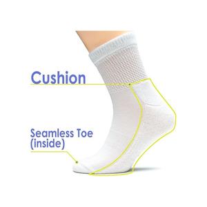 Calcetines de punto para diabéticos, varios colores, algodón, sin costuras, ajuste holgado, sin presión, transpirables, antibacterianos, venta al por mayor de fábrica - Product Image 6