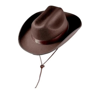 GENERSA SPORTS Chapeau de cowboy blanc 100% polyester unisexe réglable pour l'extérieur toutes saisons style décontracté 56-58CM couleurs unies - Product Image 5