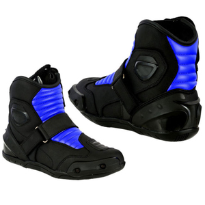 Botas de Motociclismo Impermeables y Transpirables de Cuero Genuino con Cierre de Cremallera, Punta Cuadrada, para Verano/Invierno, Hechas a Medida - Product Image 1