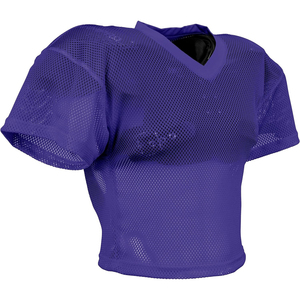 V-Neck <b>Mesh</b> <b>Short</b> Sleeve Football Jersey Breathable Solid Green Adult Regular Fit 100% Polyester Sport Apparel - Product Image 4