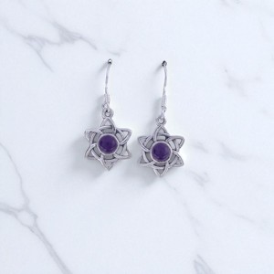 Prêt à expédier : Boucles d'oreilles pendantes en argent sterling 925 avec cabochon en pierre de lune, en stock, faible MOQ - Product Image 2