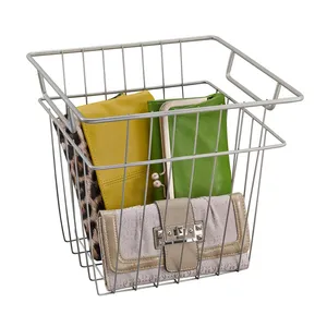 Handmade Iron Storage Basket for Decorative Living Spaces Luxury Decorative Basket for Premium Retail Home Decor StoresClose - Product Image 1