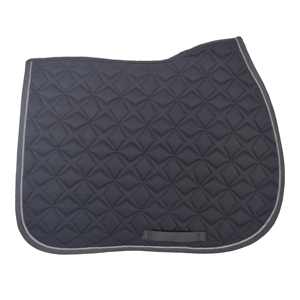 BRAND ZONE1995 Tapis de selle classique personnalisé en coton satiné avec doublure en maille, durable et confortable pour l'équitation et le saut d'obstacles - Product Image 2