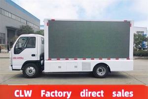 Isuzu personalizado LED Van Truck 120Hp 4x2 publicidad camión ligero con RHD/LHD Diesel combustible publicidad digital <span class=keywords><strong>furgonetas</strong></span> - Product Image 5