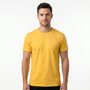 Camiseta Casual de Manga Corta con Cuello Redondo y Estampado Animal Personalizado para Hombre, Corte Regular, 100% Algodón Jersey, 200 Gramos, Lisa - Product Image 2