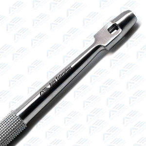 Instrumento Quirúrgico de Precisión Recto para la Extracción de Tejidos Blandos y Preparación del Sitio del Implante en Odontología y Medicina - Product Image 3
