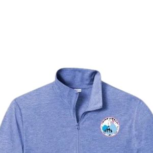 Pull léger à col zippé pour homme Jack and Jill, bleu clair, décontracté, athlétique, respirant, à porter au quotidien - Product Image 2