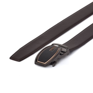 Cinturón de Cuero para Hombre, Estilo Casual de Negocios, Primera Capa de Piel de Vaca, Hebilla Automática de Aleación, Fabricación al por Mayor - Product Image 5