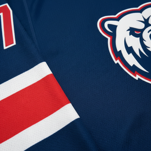 Maillot de hockey sur glace personnalisé imprimé respirant de haute qualité 100% polyester, meilleure qualité en gros avec nom et numéro - Product Image 5