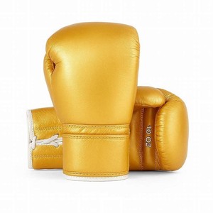 Guantes de Boxeo de Primera Calidad Hechos a Medida con Cordones Dorados para Competencia, Guantes de Sparring 100% Cuero Original, Crea Tu Propia Marca - Product Image 6