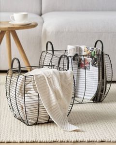 Cesto de Ropa Compacto de Hierro con Diseño que Ahorra Espacio para Apartamentos Pequeños, Baños y Áreas de Servicio - Product Image 6