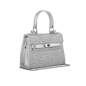 Sac Bandoulière de Soirée Fantaisie Argenté P24336 - Product Image 2