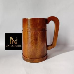 Tasse en bois de luxe faite à la main, tasse à café en bois naturel, tasse à thé écologique, passe au micro-ondes, vaisselle de cuisine, cadeau de voyage et de camping - Product Image 3