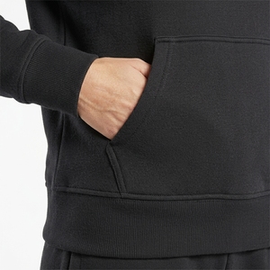 <b>Women</b> Eco-Friendly Solid Black <b>Sherpa</b> Lined Zip up Hoodie Fleece <b>Jacket</b> with Front Logo and Side Pockets Winter - Product Image 6