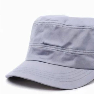 Adjustable Vintage Street Solid Cadet <b>Cap</b> <b>Flat</b> Unisex Low Price 100% Cotton Breathable Waterproof Fashion Sporty Canvas Fabric - Product Image 3