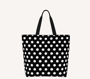 Customized Logo Women's Geometric Retro Clothing Handbag Canvas Reusable Foldable <b>Medium</b> <b>Size</b> Shopping <b>Bag</b> for travel - Product Image 3