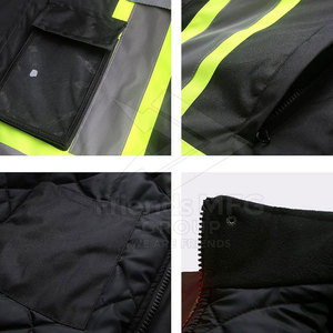 เสื้อแจ็คเก็ตนิรภัยคุณภาพพรีเมียม ANSI Class 1 มองเห็นได้ชัดเจน พร้อมโลโก้ ตะเข็บทนทาน ดีไซน์น้ำหนักเบา เหมาะสำหรับใช้งานในงานประจำวัน - Product Image 6