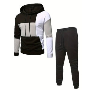 Soft Fabric Hooded Pullover Tracksuit Casual Style Solid Pattern Anti-Bacterial Windproof Features Leading Clothing Suppliers - Product Image 1