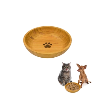 Bol d'alimentation pour chien et chat en bois écologique - Product Image 5