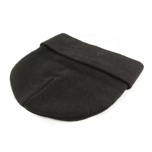 High Quality Unisex Print <b>Warm</b> Custom Logo Cotton Knitted Cuffed Beanie <b>Hats</b> with Canvas Fabric Four Seasons Use - Product Image 2