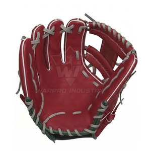 Guantes de béisbol de malla transpirable y cuero, ajustables para jóvenes y adultos, ideales para partidos de béisbol al aire libre. - Product Image 6