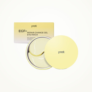 Produits de soin coréens Prreti EGF Repair Change Gel Eye Patch 60 feuilles Fabriqué en Corée Liquide blanc - Product Image 3